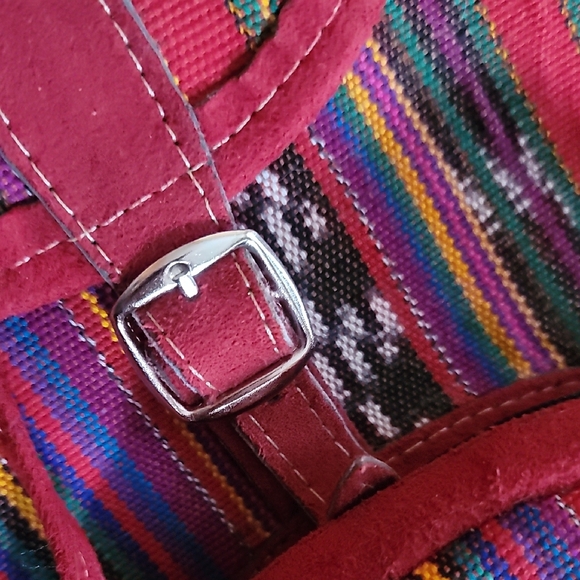 Colorful Striped Backpack - Picture 5 of 7